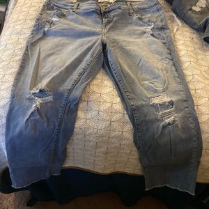 Torrid Stretch Denim Jeans distressed Boyfriend Size 18